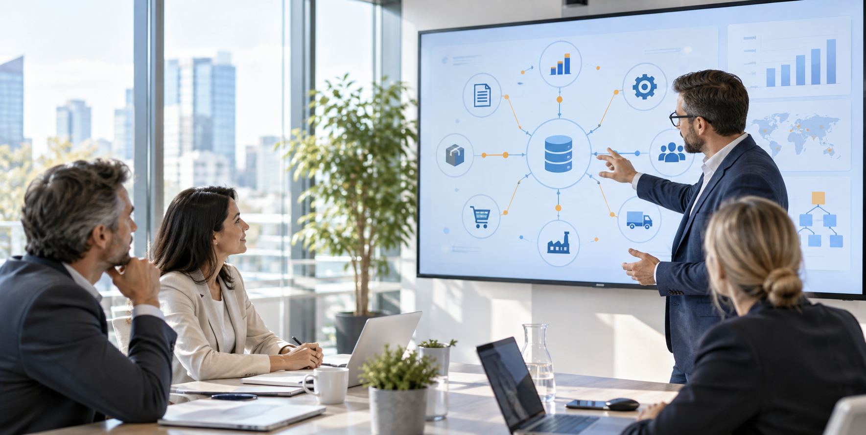 Consultoria para implantação e evolução de sistemas ERP